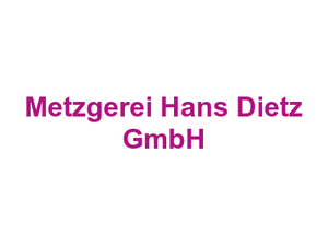 Metzgerei Hans Dietz GmbH Logo
