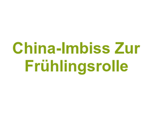 China-Imbiss Zur Frühlingsrolle Logo
