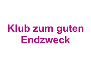 Klub zum guten Endzweck Logo
