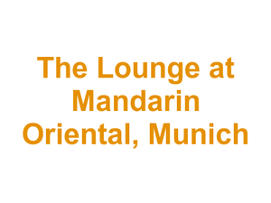 The Lounge at Mandarin Oriental, Munich Logo