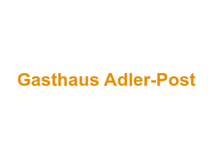 Gasthaus Adler-Post Logo