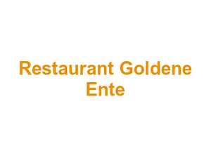 Restaurant Goldene Ente Logo