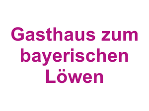 Gasthaus zum bayerischen Löwen Logo