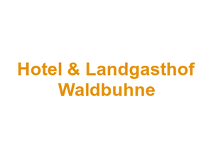 Hotel & Landgasthof Waldbuhne Logo