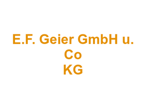 Metzgerei Fleischerei E.F. Geier GmbH u. Co KG Logo