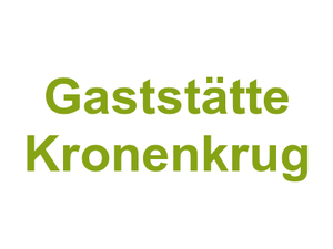 Gaststätte Kronenkrug Logo