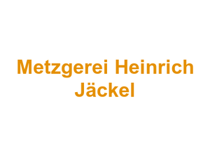 Metzgerei Heinrich Jäckel Logo