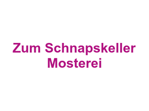 Zum Schnapskeller Mosterei Logo