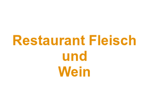 Restaurant Fleisch und Wein Logo
