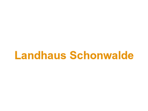 Landhaus Schonwalde Logo