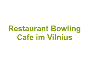 Restaurant Bowling Cafe im Vilnius Logo