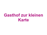 Gasthof zur kleinen Karte Logo