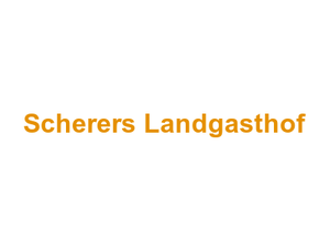 Scherers Landgasthof Logo