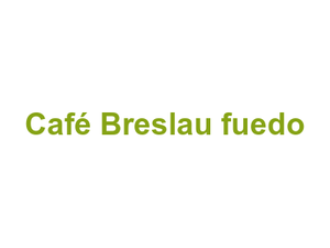 Café Breslau fuedo Logo