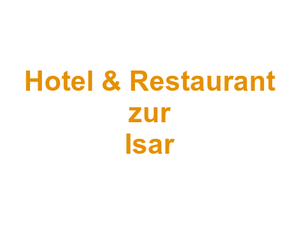 Hotel & Restaurant zur Isar Logo