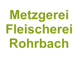 Metzgerei Fleischerei Rohrbach Logo