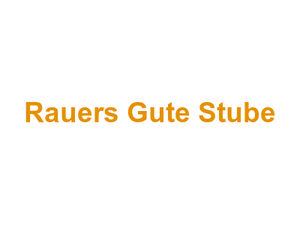 Rauer's Gute Stube Logo