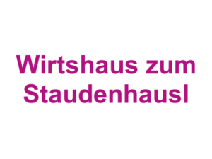 Wirtshaus zum Staudenhausl Logo