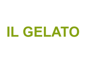IL GELATO Logo