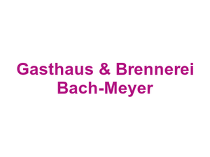 Gasthaus & Brennerei Bach-Meyer Logo