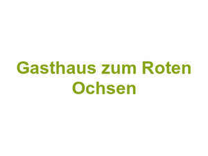 Gasthaus zum Roten Ochsen Logo