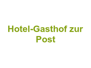 Hotel-Gasthof zur Post Logo