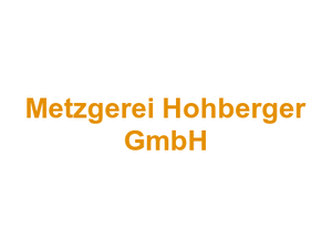 Metzgerei Hohberger GmbH Logo