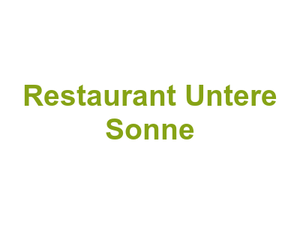 Restaurant Untere Sonne Logo