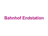 Bahnhof Endstation Logo