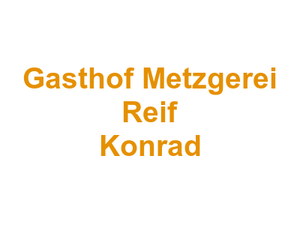 Gasthof Metzgerei Reif Konrad Logo