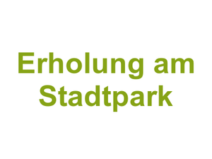 Erholung am Stadtpark Logo