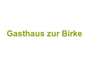 Gasthaus zur Birke Logo