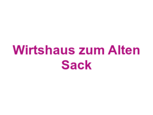 Wirtshaus zum Alten Sack Logo