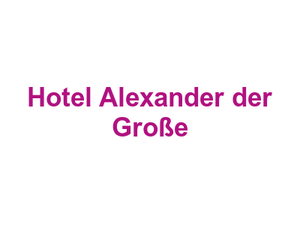 Hotel Alexander der Große Logo