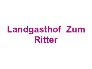 Landgasthof " Zum Ritter" Logo