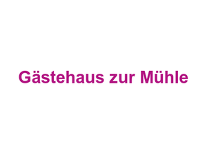 Gästehaus zur Mühle Logo