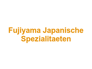Fujiyama Japanische Spezialitaeten Logo