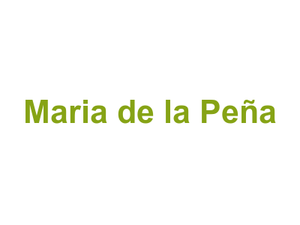 Maria de la Peña Logo