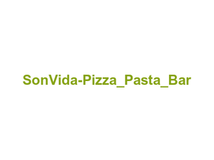 SonVida-Pizza_Pasta_Bar Logo