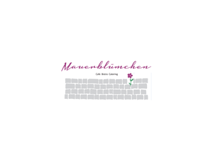 Mauerblümchen Café - Bistro - Catering Logo