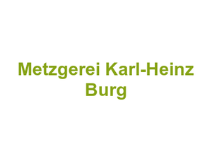Metzgerei Karl-Heinz Burg Logo