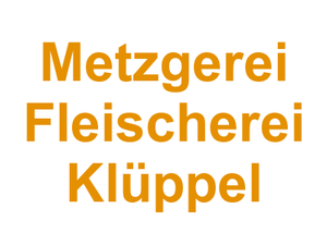 Metzgerei Fleischerei Klüppel Logo
