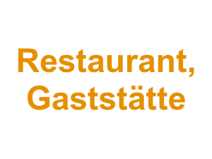Restaurant, Gaststätte Logo