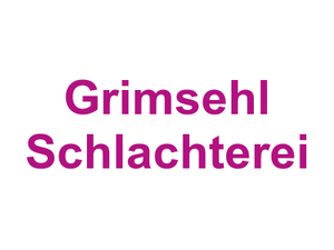 Metzgerei Fleischerei Grimsehl Schlachterei Logo