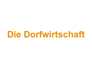 Die Dorfwirtschaft Logo