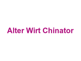 Alter Wirt Chinator Logo