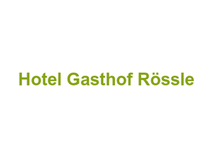 Hotel Gasthof Rössle Logo