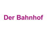 Der Bahnhof Logo