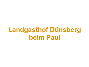 Landgasthof Dünsberg beim Paul Logo