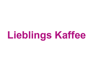 Lieblings Kaffee Logo